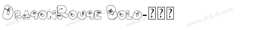 DragonRouge Bold字体转换